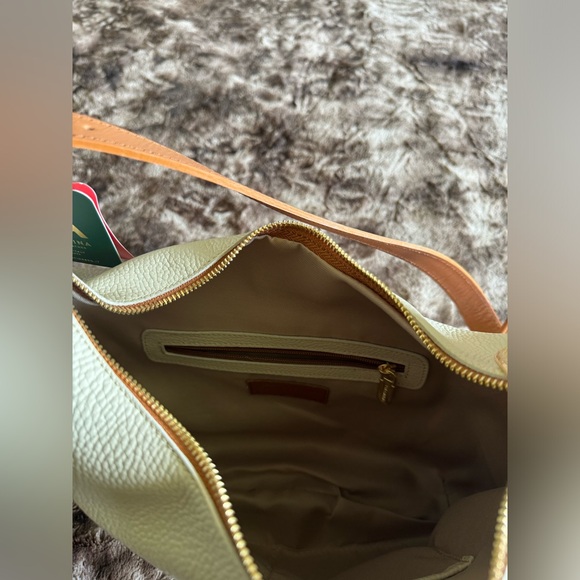 White/Cream Valentina Designer Purse Handbag NWT - Picture 7 of 9